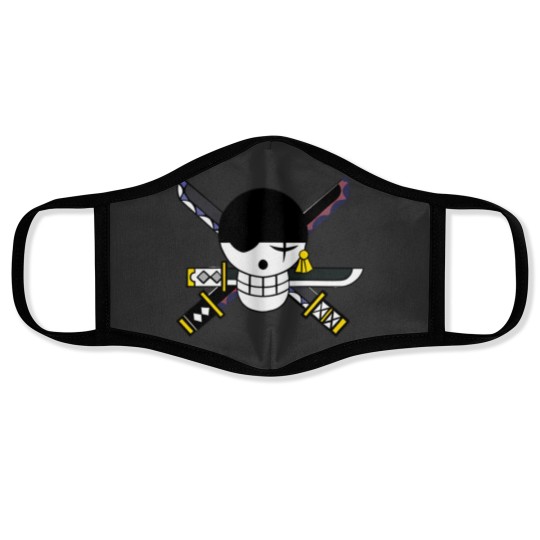 Discover OnePiece Zoro Skull Symbol Straw Hat Pirates Face Masks