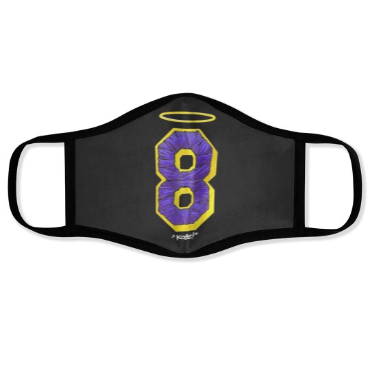 Discover Kobe Bryant - Lucky 8 Number Face Masks