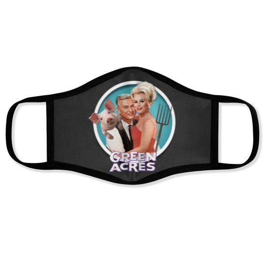 Discover Green Acres Face Masks