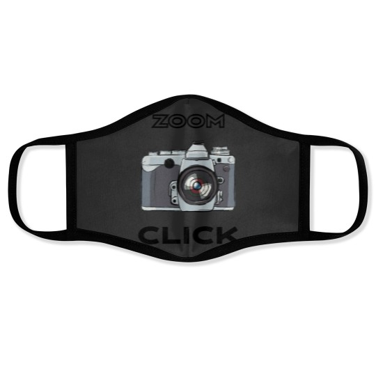 Discover Zoom, Click! Photography Active Face Masks