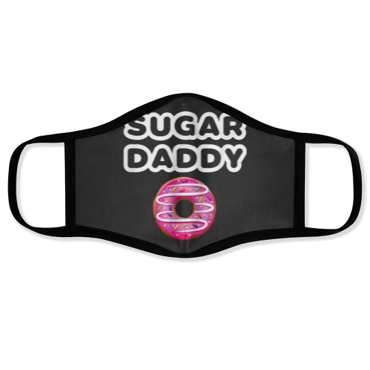 Discover Sugar Daddy fun Fathers Day TShirt Father Pop Gi Face Masks