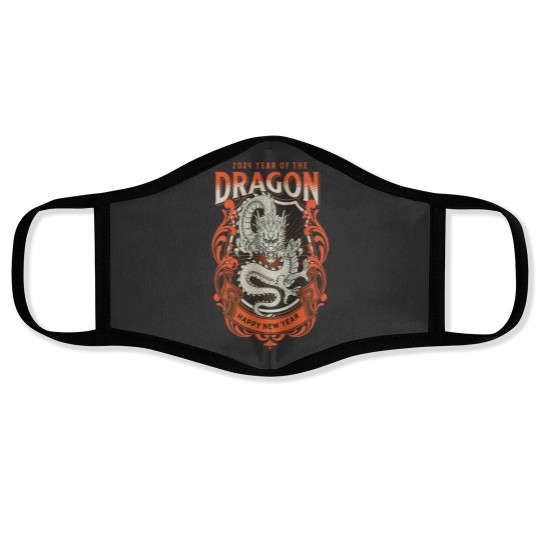 Discover Year of the Dragon Shirt done in KITTLE Face Masks