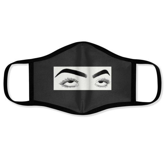Discover Rolling eyes Face Masks
