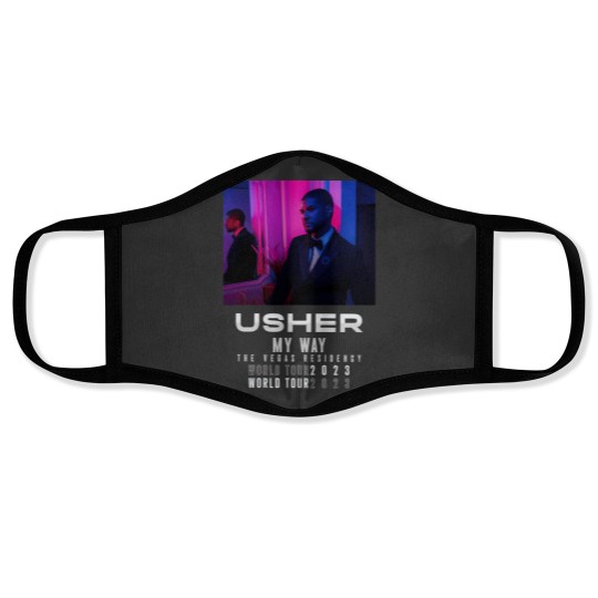 Discover Usher My Way Tour Face Masks