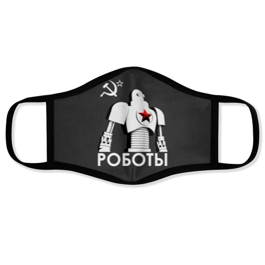 Discover РОБОТЫ - Comrades of Steel, Version 1B.1 Face Masks