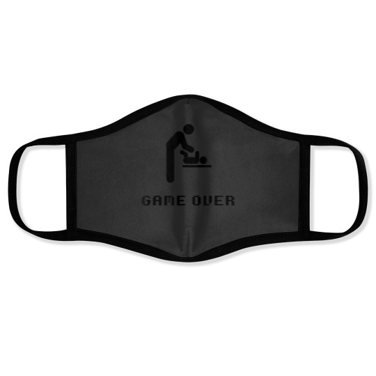 Discover Father Diaper Change Game Over Funny Face Masks
