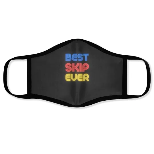 Discover Best Skip Ever Custom Name Face Mask