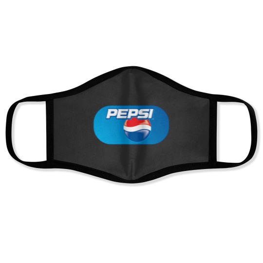 Discover Peppsi is a carbonated soft drink with cola flavor Face Masks