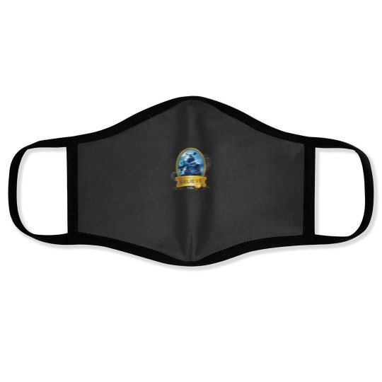 Discover The Polar Express True Believer Face Masks