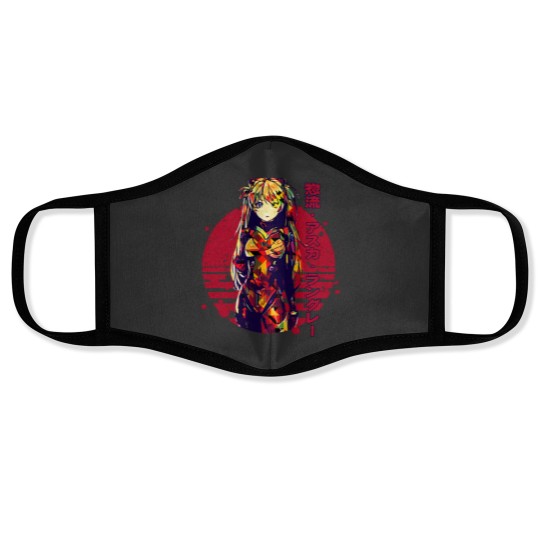 Discover Asuka Langley Face Masks