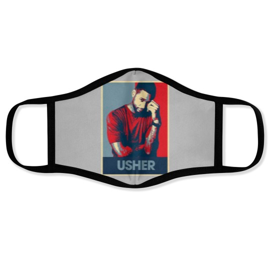 Discover Poster Usher Face Masks