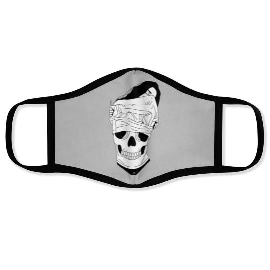 Discover LARGE TRIPLE SKULL GIRL Face Masks