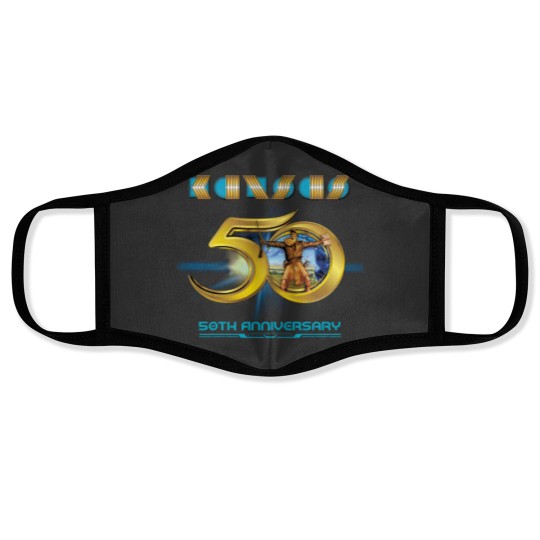 Discover Kansas Band 50th Anniversary Face Masks