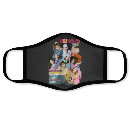 Discover Twice Kpop Vintage Style Face Masks