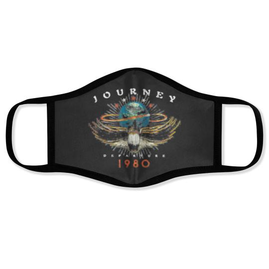 Discover Journey Departure Tour 1980 Men’s Face Masks, Face Masks For Music Fan