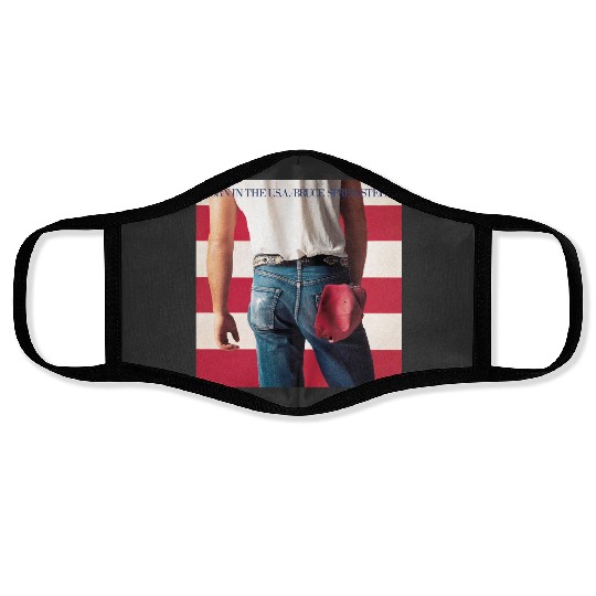 Discover ljlkjoi987>>bruce springsteen, bruce springsteen Face Masks