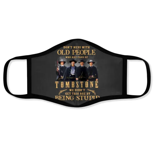 Discover Tombstone Movie Face Masks, Vintage Tombstone Graphic