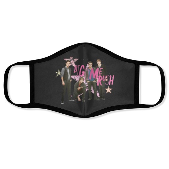 Discover Big Time Rush Star Face Masks - Vintage Tour Design