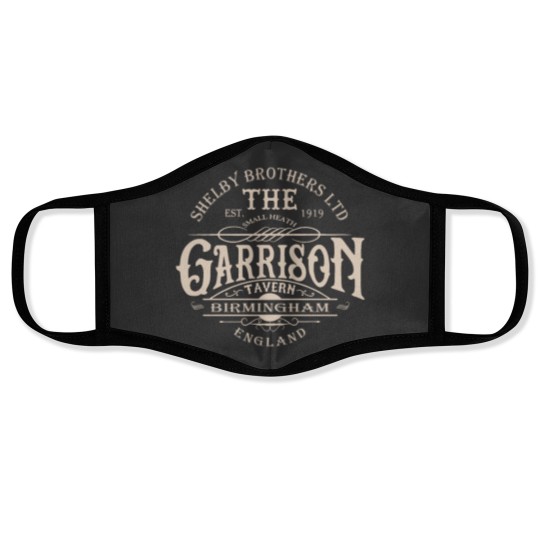Discover THE GARRISON PEAKY BLINDERS Face Masks