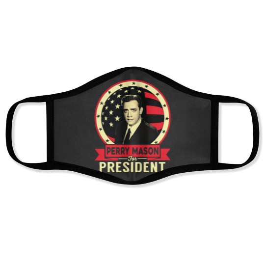 Discover Perry Mason For President Unisex Face Masks