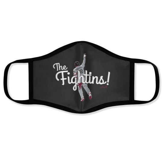 Discover JT Realmuto -- The Fightins -- Baseball Face Masks