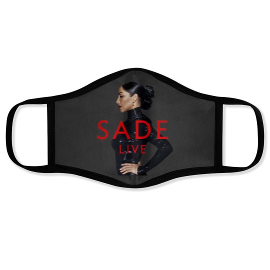 Discover Rare! Sade Adu Live In Concert Cotton Black All Size Men Women Face Masks