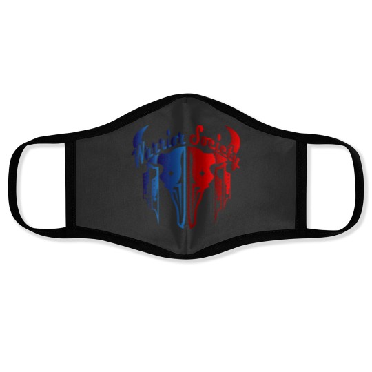 Discover Warrior Society (Buffalo) Sticker Face Masks