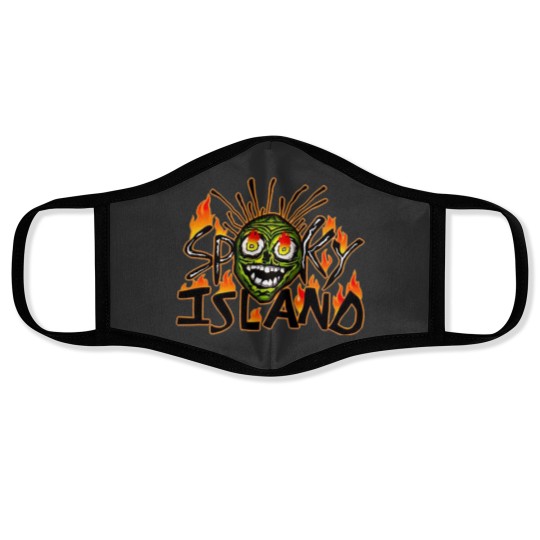 Discover Spooky Island Scooby Doo Collage Unisex Face Masks, Spooky Island