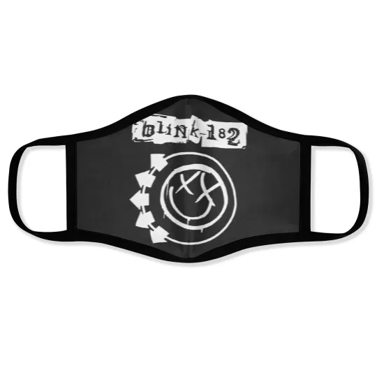 Discover Blink Rock Band Graphic 182 Face Masks