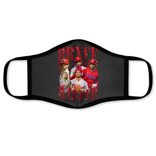 Discover BRYCE HARPER Vintage Face Masks, Bryce Harper Homage Face Masks