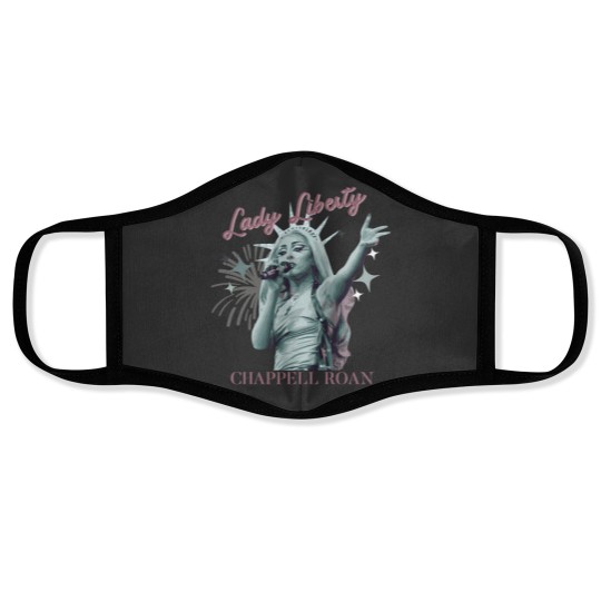 Discover Chappell Roan Face Masks | Gov Ball Lady Liberty | Statue of Liberty Drag