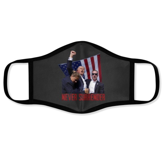 Discover Trump Shot Face Masks - Pennsylvania Rally 2024
