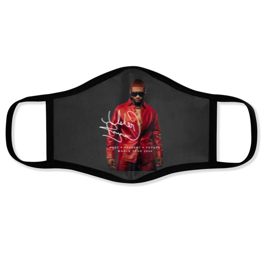 Discover Usher Concert Face Mask