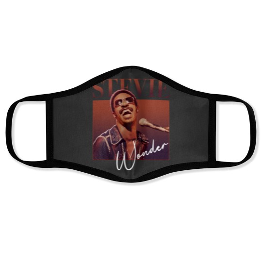 Discover New  Stevie Wonder Face Masks Gift Funny Men All Size Face Masks