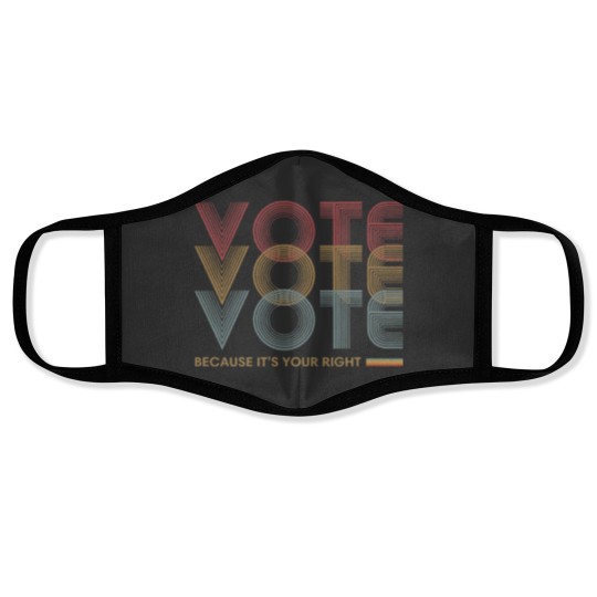 Discover Vote Face Mask for Election 24 and Political Activism