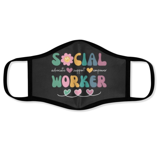 Discover Social Worker Gift Face Mask - Graduation and Appreciation