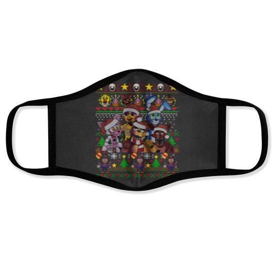 Discover FNAF Five Nights at Freddy's Christmas Ugly Face Masks