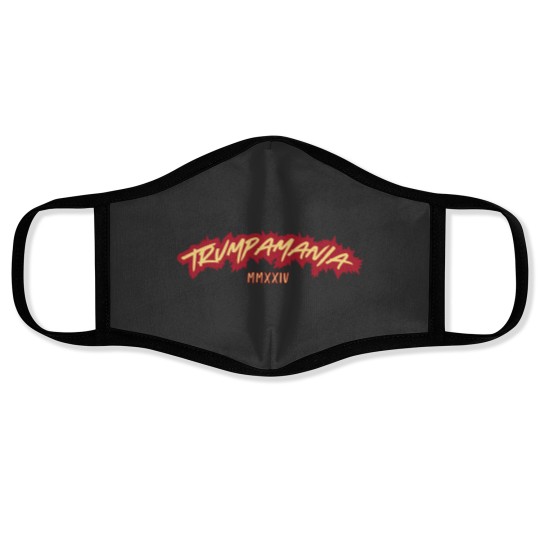Discover Trumpamania 2024 Face Masks, Trumpamania MMXXIV, Trump for President 2024 Face Masks