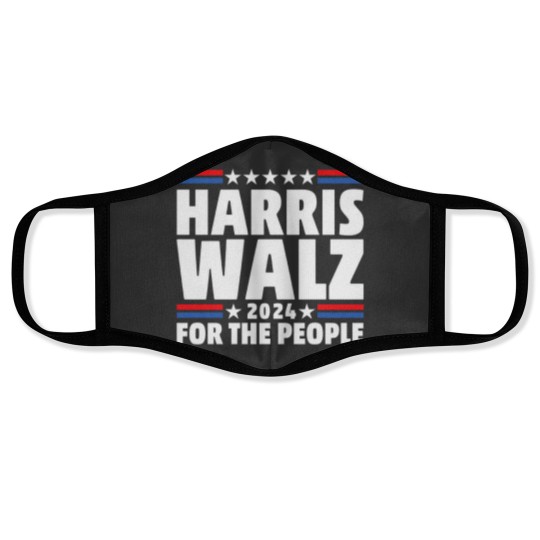 Discover Harris Walz For The People Campaign Face Masks