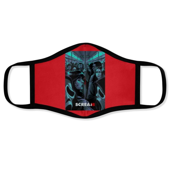 Discover 2023 Scream VI Movie Poster Face Masks, Scream 6 Movie Face Masks