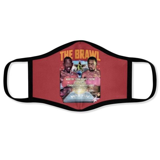 Discover The Brawl Martin Raw Dawg Payne Vs Tommy Hitman Hearns Face Masks