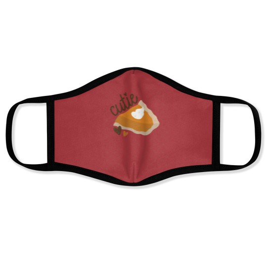 Discover Cutie Pie Thanksgiving Face Masks