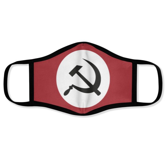 Discover Hammer and sickle (Like Sid Vicious) Face Masks