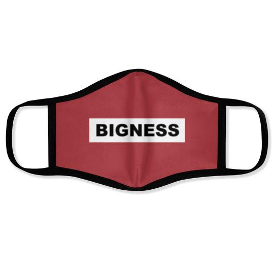 Discover GTA-V - Bigness Clothing Brand - Black on White Face Masks