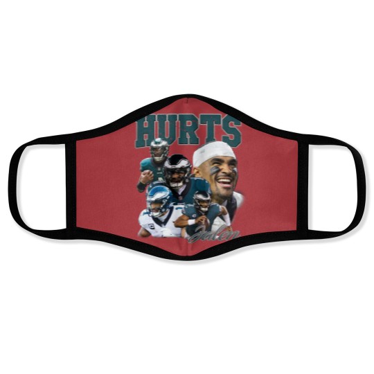 Discover Vintage Jalen Hurts Face Masks, Jalen Hurts Face Masks, Football Fan Gifts