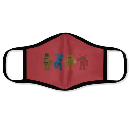 Discover Five Nights at Freddy's 8bit Face Masks