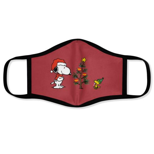 Discover Embroidered Snoopy Winter Dog Face Masks