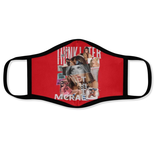 Discover Tate McRae The Think Later World Tour 2024 Tour Face Masks, Tate McRae Fan