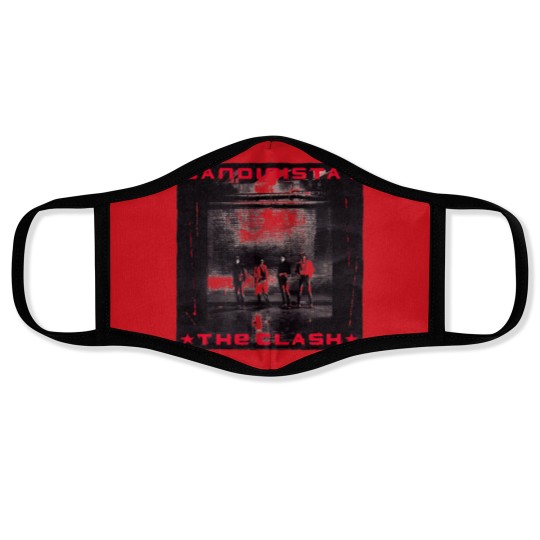 Discover The Clash - Sandinista / Unisex Cotton Face Masks