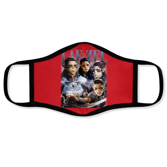 Discover Vintage 90s Style Lae'zel - Baldurs Gate 3 Gift For Fan Unisex Face Masks S-5XL